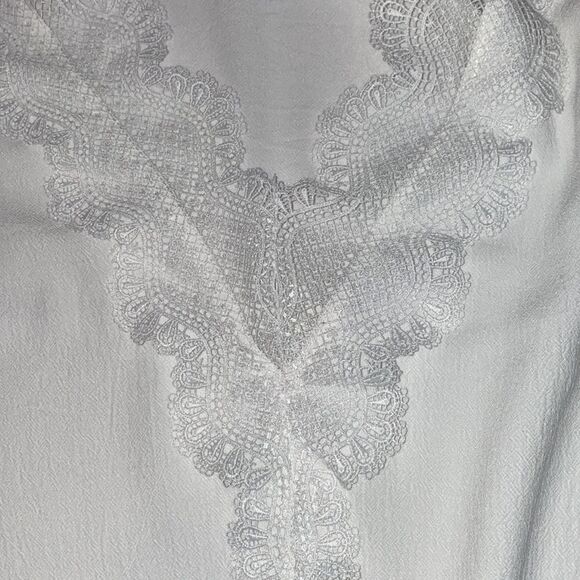 Empress V-Neck Lace Long Sleeve Blouse Size Small - Picture 10 of 12